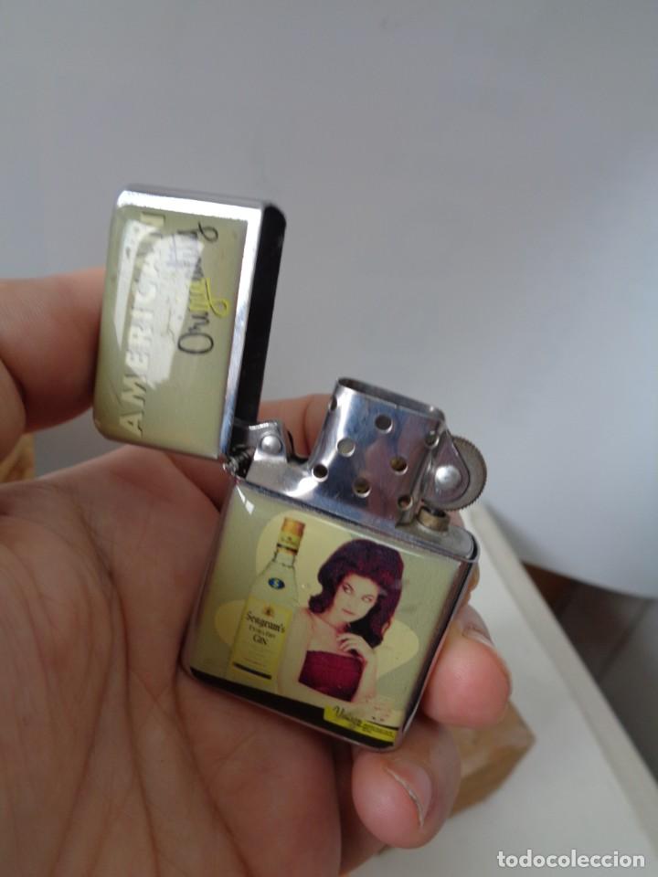 Coleccionismo: &iexcl;&iexcl; MECHERO DORA; GIN SCAGRAMS EXTRA DRY GIN. NUEVO. !! - Foto 3