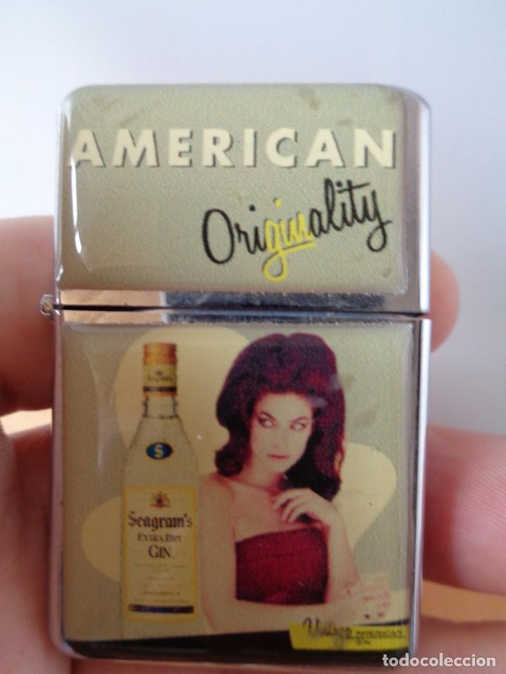 Coleccionismo: &iexcl;&iexcl; MECHERO DORA; GIN SCAGRAMS EXTRA DRY GIN. NUEVO. !! - Foto 4