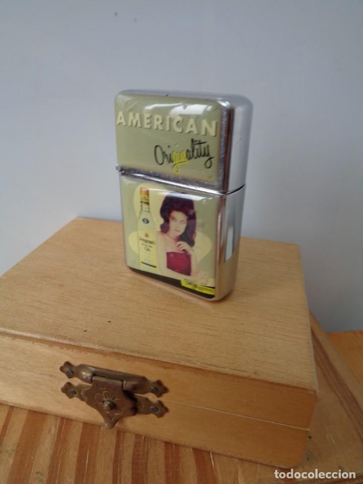 Coleccionismo: &iexcl;&iexcl; MECHERO DORA; GIN SCAGRAMS EXTRA DRY GIN. NUEVO. !! - Foto 8