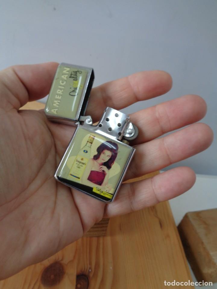 Coleccionismo: &iexcl;&iexcl; MECHERO DORA; GIN SCAGRAMS EXTRA DRY GIN. NUEVO. !! - Foto 12