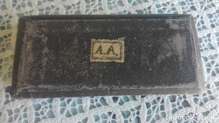 Coleccionismo: Estuche de comp&aacute;s antiguo - Foto 6