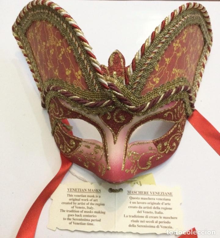Collezionismo: M&aacute;scara Veneciana. COLOMBINA GLITTER CASANOVA. Ref: RGM/10. NUEVA