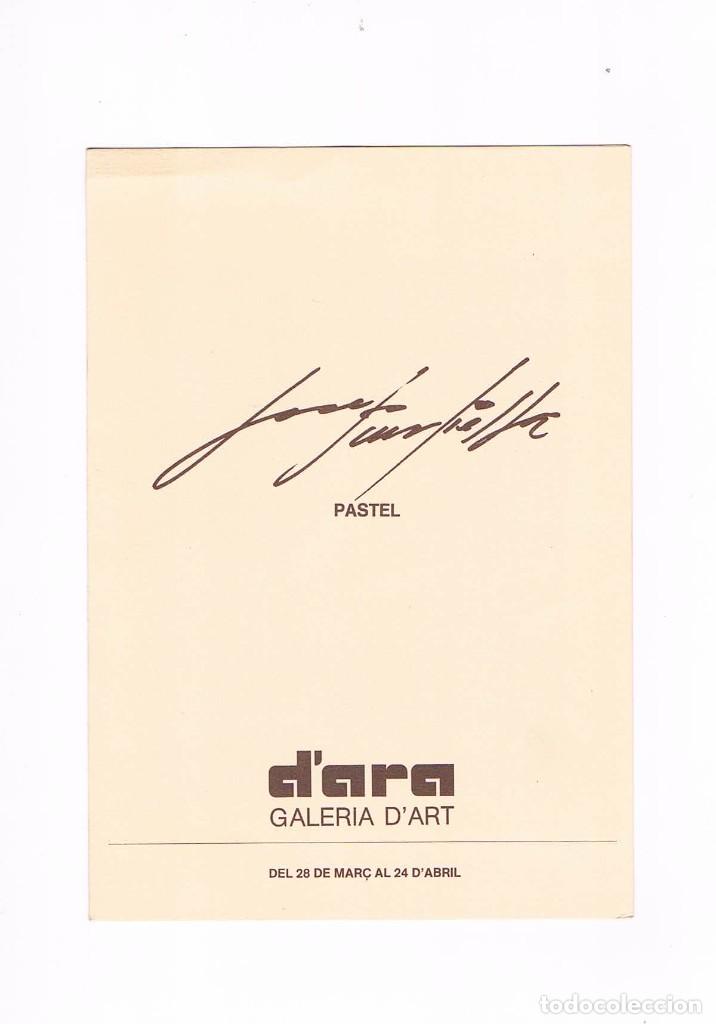 Coleccionismo: Folleto exposicion de pintura Josep Curtiella d ara galeria d art 1981