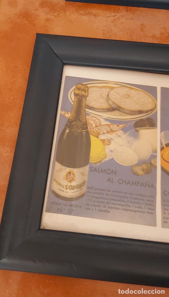 Coleccionismo: LAMINAS ENMARCADA CODORNIU - Foto 3