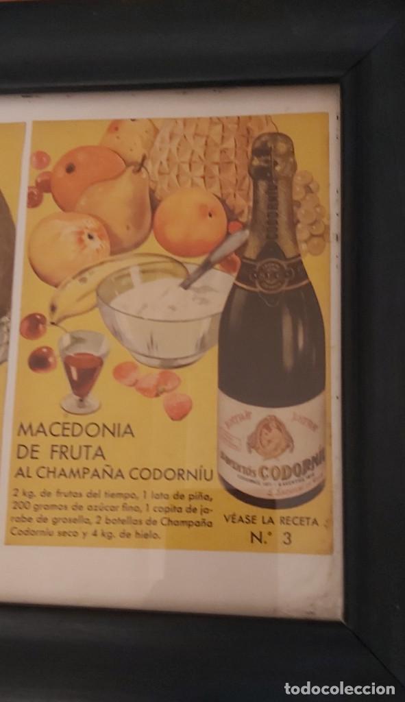 Coleccionismo: LAMINAS ENMARCADA CODORNIU - Foto 2