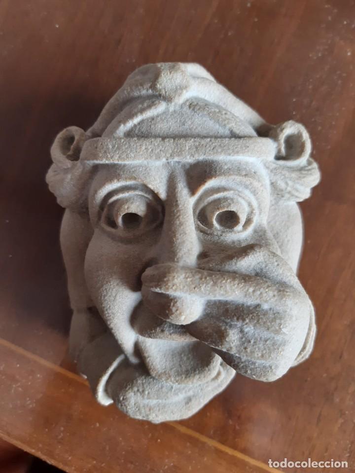 Coleccionismo: FIGURA EN PIEDRA 12 X 9 CMS - Foto 1