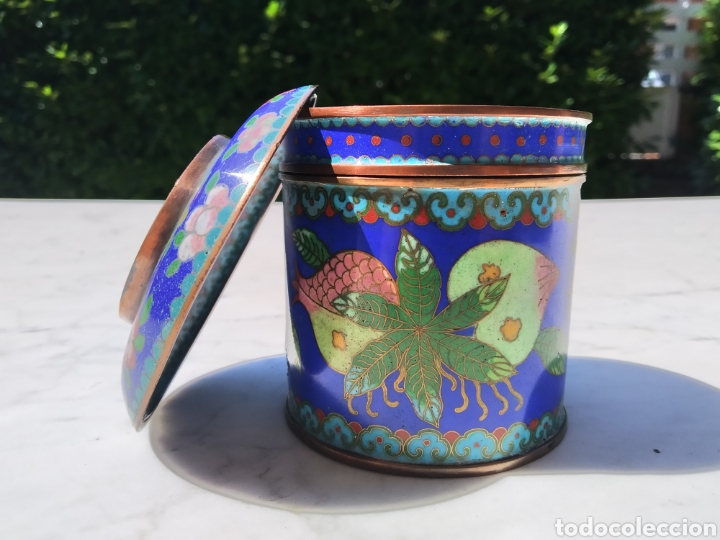 Coleccionismo: CADDY POTE DE T&Eacute;/TABACO ANTIGUO - Foto 4