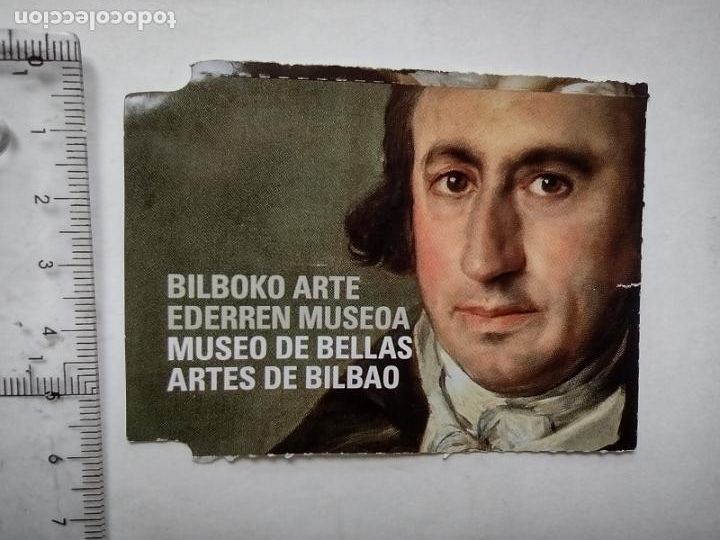 Coleccionismo: TICKET MUSEO BELLAS ARTES BILBAO 2012 BILBOKO ARTE EDERREN MUSEOA