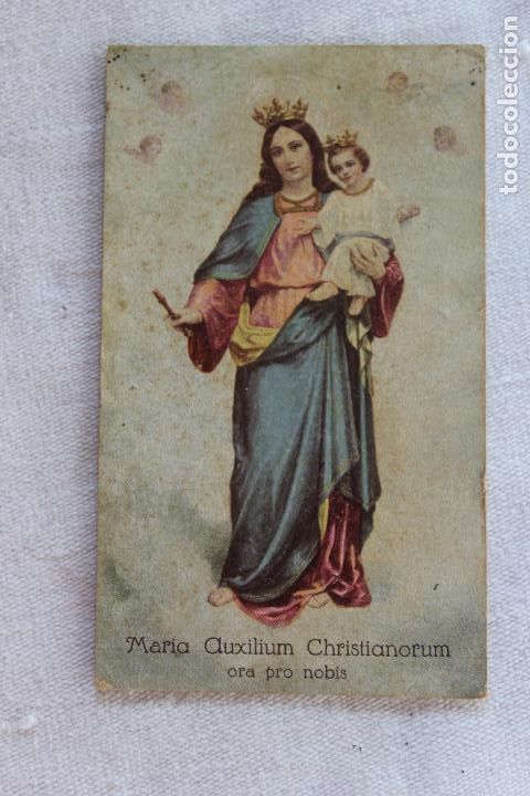 Collezionismo: ESTAMPA NOVENA EN HONOR DE MARIA AUXILIADORA E.P.S. BARCELONA-SARRI&Aacute;