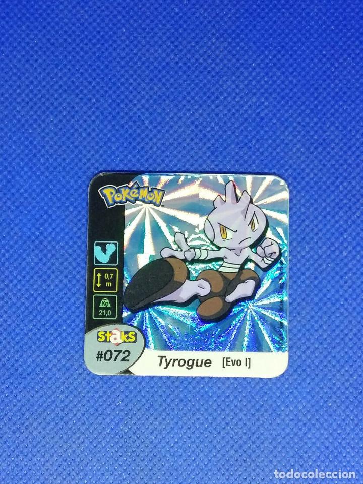 Coleccionismo: Staks Pokemon Foil N&ordm; 072 TYROGUE - Foto 1