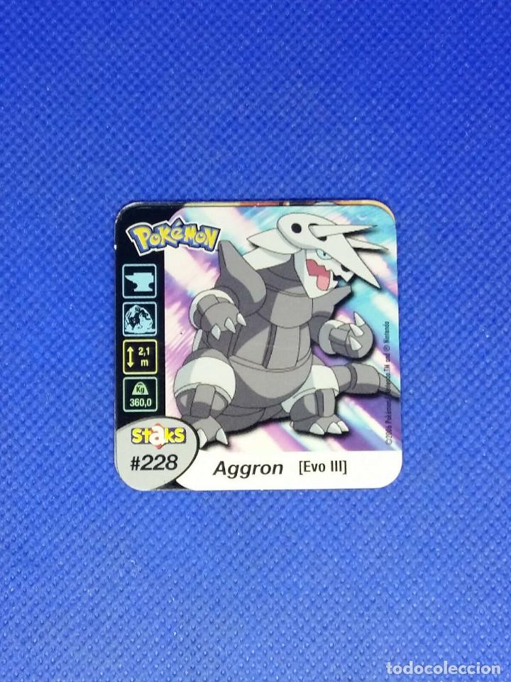 Coleccionismo: Staks Pokemon N&ordm; 228 AGGRON - Foto 1