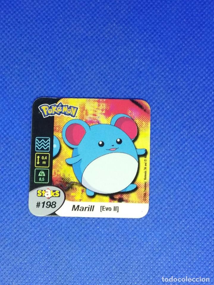 Coleccionismo: Staks Pokemon N&ordm; 198 MARILL - Foto 1
