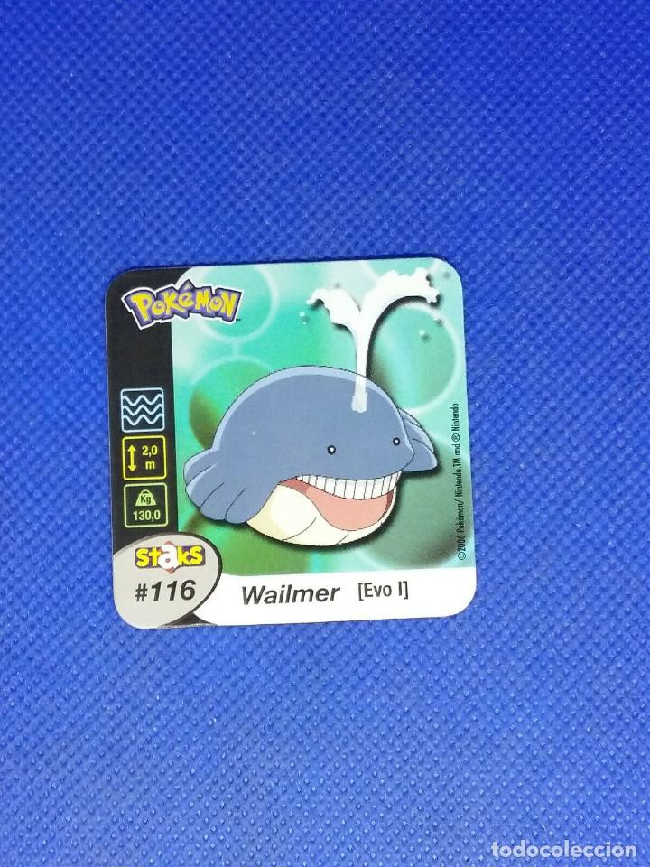 Coleccionismo: Staks Pokemon N&ordm; 116 WAILMER - Foto 1