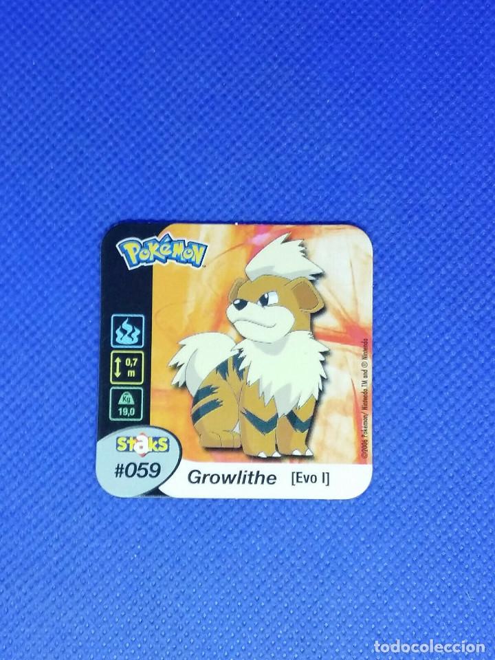 Coleccionismo: Staks Pokemon N&ordm; 059 GROWLITHE - Foto 1