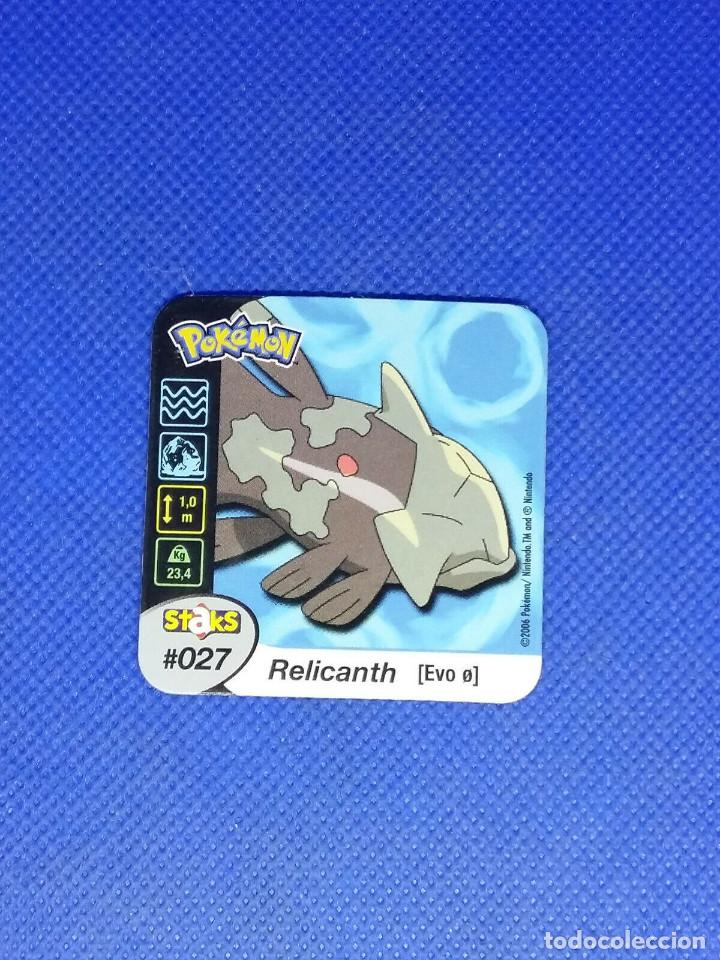 Coleccionismo: Staks Pokemon N&ordm; 027 RELICANTH - Foto 1
