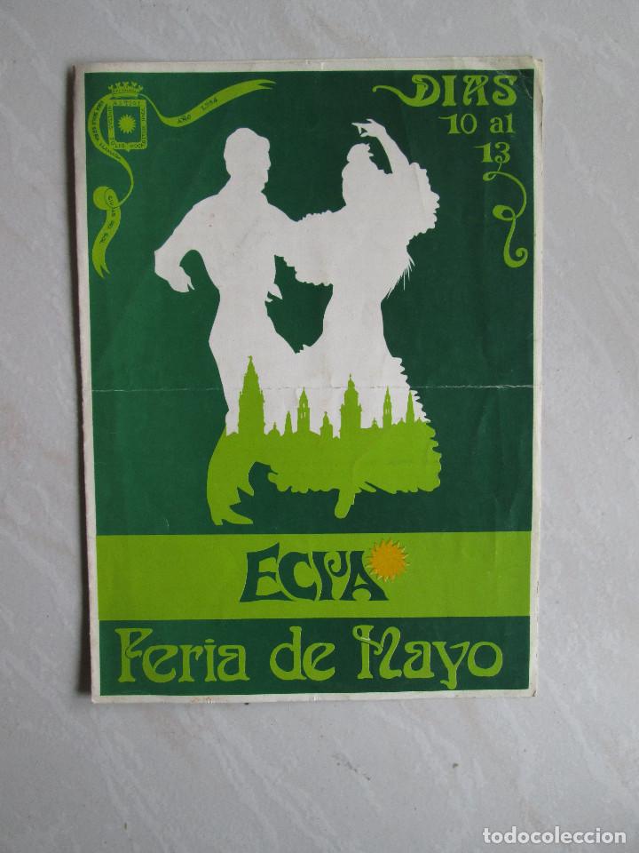 Coleccionismo: PROGRAMA DIPTICO - FERIA DE MAYOS - ECIJA (SEVILLA) - 1984 - PROGRAMA OFICIAL DE FESTEJOS - Foto 1