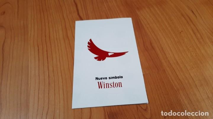 Coleccionismo: Cartel publicitario -- Winston -- Nuevo s&iacute;mbolo -- A&ntilde;o 2000