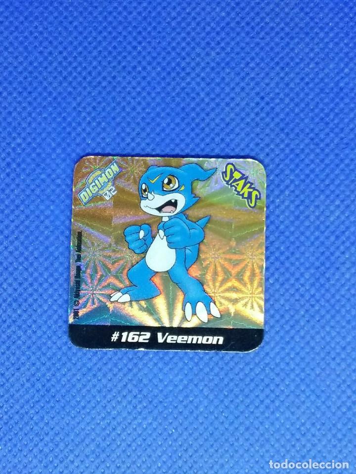 Coleccionismo: Staks Digimon 02 FOIL N&ordm; 162 VEEMON - Foto 1