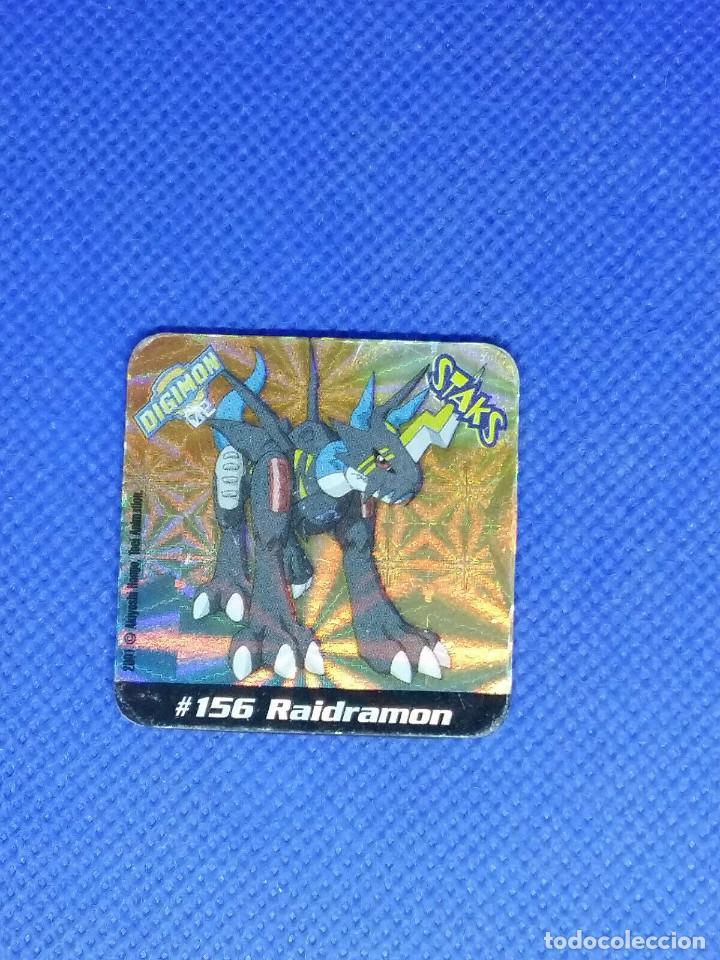 Coleccionismo: Staks Digimon 02 FOIL N&ordm; 156 RAIDRAMON - Foto 1