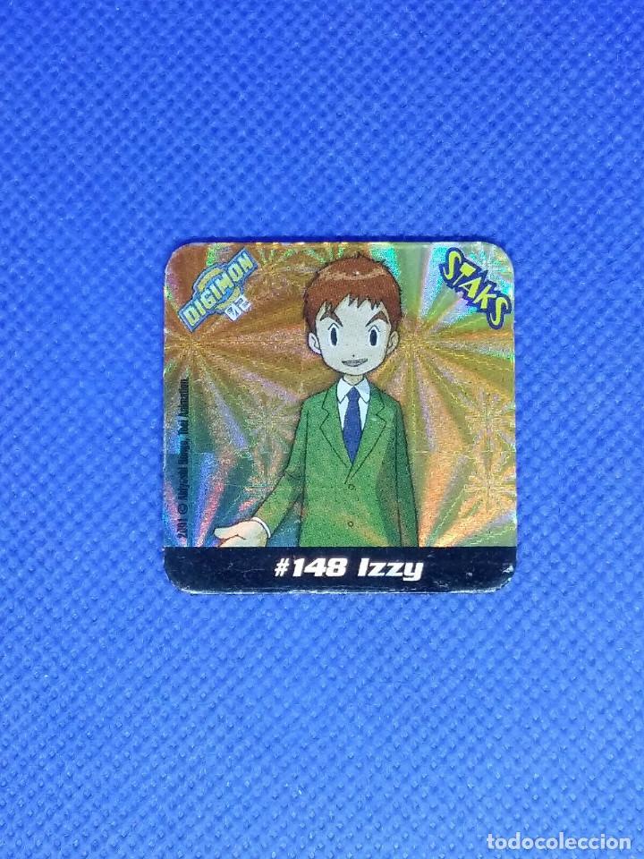 Coleccionismo: Staks Digimon 02 FOIL N&ordm; 148 IZZY - Foto 1