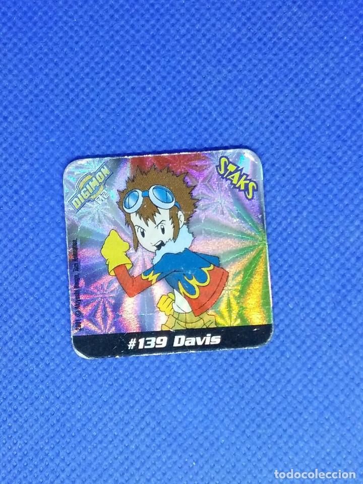 Coleccionismo: Staks Digimon 02 FOIL N&ordm; 139 DAVIS - Foto 1