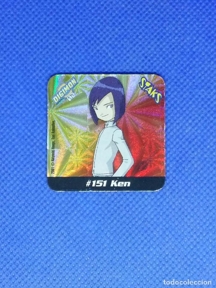 Coleccionismo: Staks Digimon 02 FOIL N&ordm; 151 KEN - Foto 1