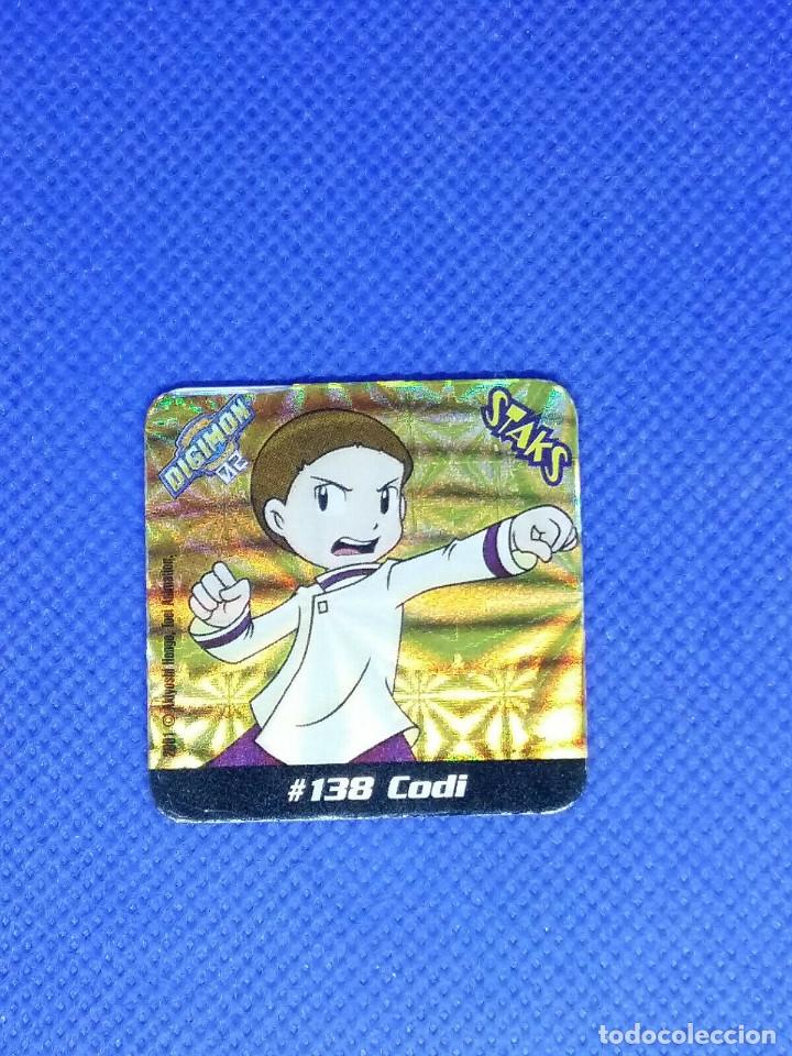 Coleccionismo: Staks Digimon 02 FOIL N&ordm; 138 CODI - Foto 1