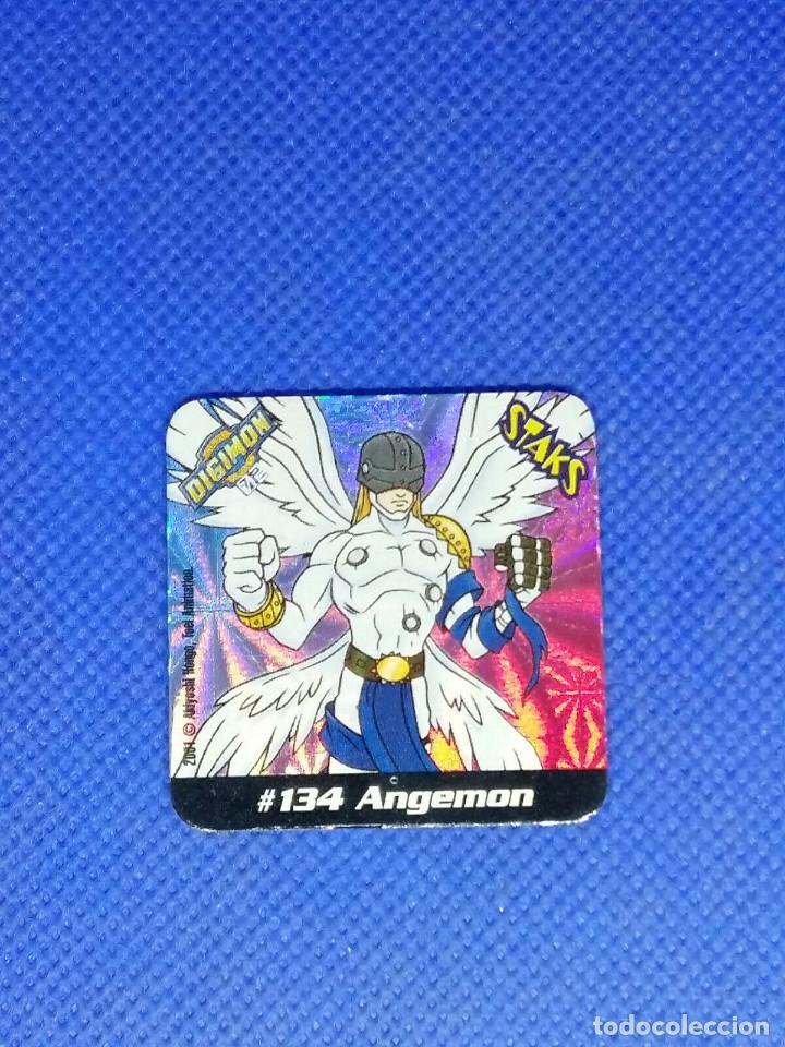 Coleccionismo: Staks Digimon 02 FOIL N&ordm; 134 ANGEMON - Foto 1