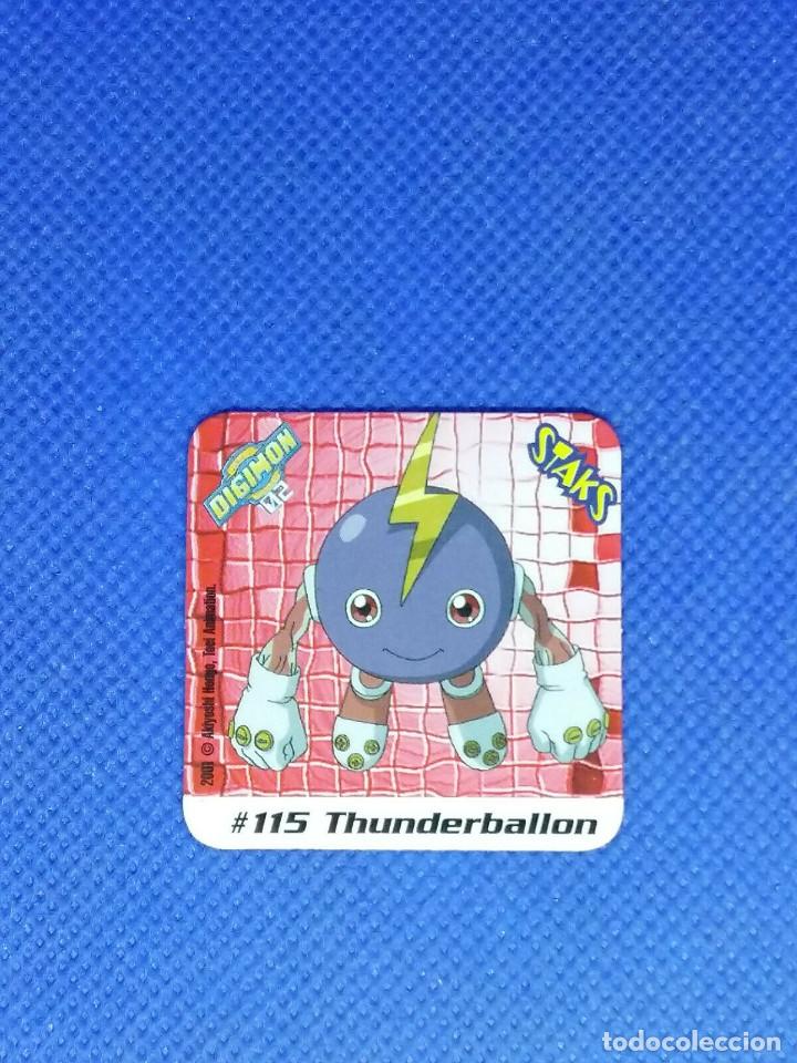 Coleccionismo: Staks Digimon 02 N&ordm; 115 THUNDERBALLON - Foto 1