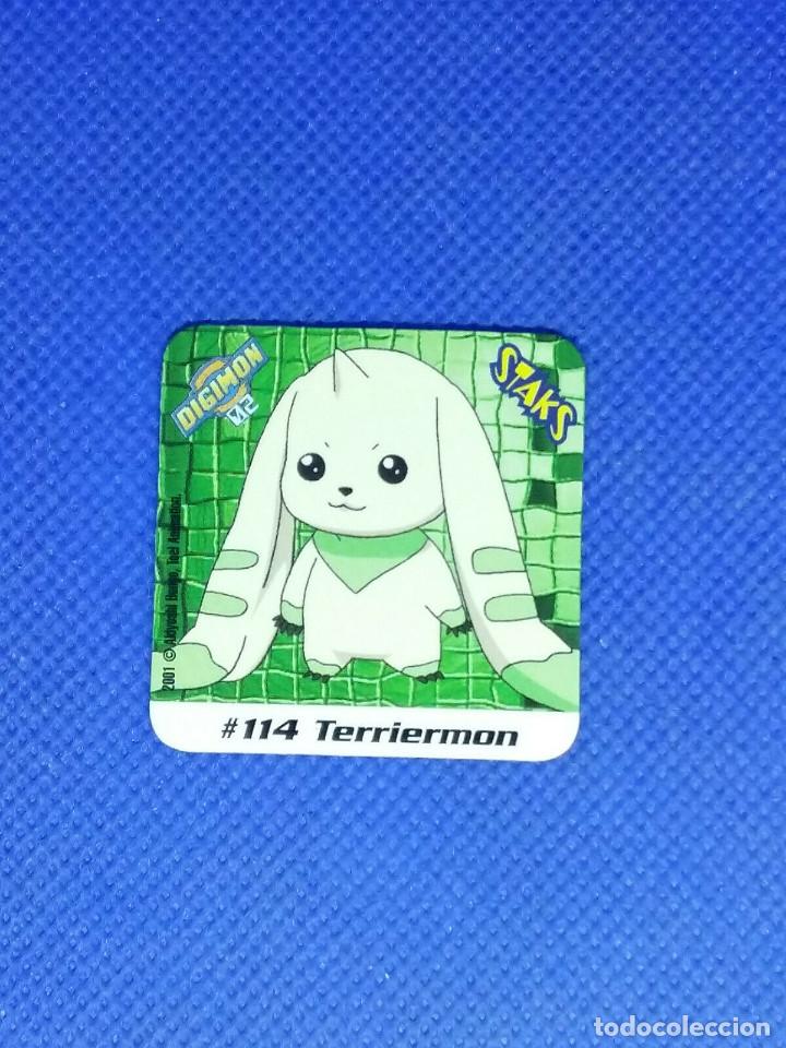 Coleccionismo: Staks Digimon 02 N&ordm; 114 TERRIERMON - Foto 1