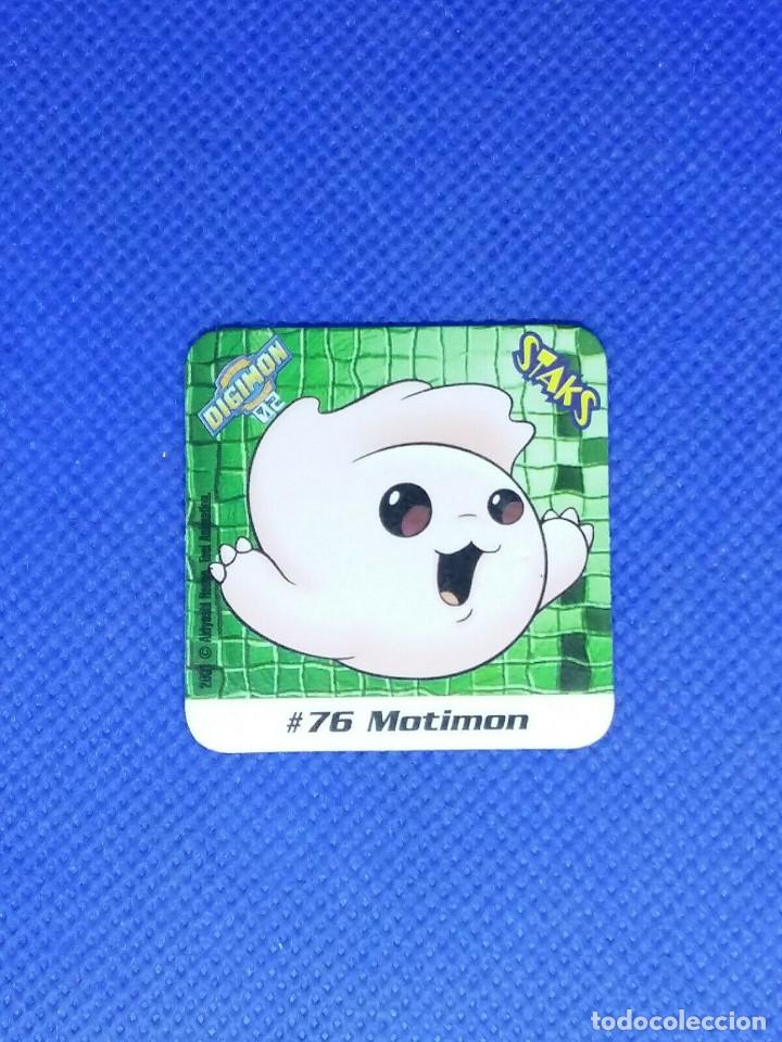 Coleccionismo: Staks Digimon 02 N&ordm; 76 MOTIMON - Foto 1