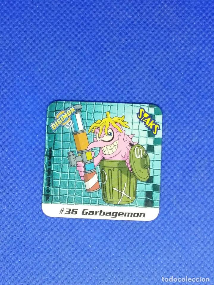 Coleccionismo: Staks Digimon 02 N&ordm; 36 GARBAGEMON - Foto 1