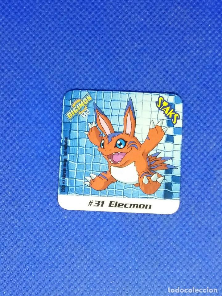 Coleccionismo: Staks Digimon 02 N&ordm; 31 ELECMON - Foto 1