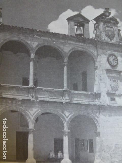 Coleccionismo: VILLARROBLEDO ALBACETE ANTIGUA LAMINA HUECOGRABADO