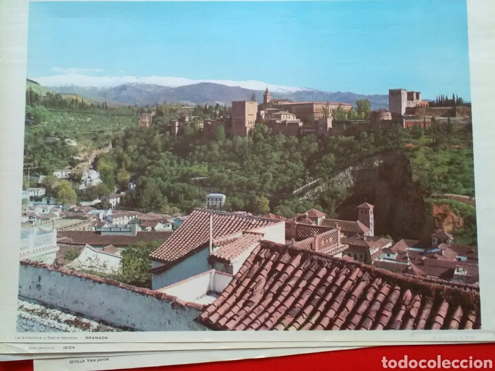 Collecting paper: L&Aacute;MINAS PARA CUADROS. 38 x28 LS ALHAMBRA Y SIERRA NEVADA ( GRANADA)