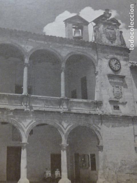 Collezionismo: VILLARROBLEDO ALBACETE ANTIGUA LAMINA HUECOGRABADO