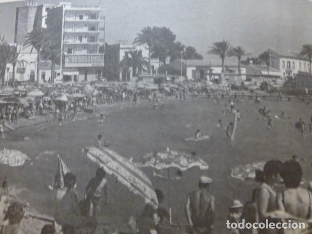 Colecionismo: SANTIAGO DE LA RIBERA MURCIA ANTIGUA LAMINA HUECOGRABADO