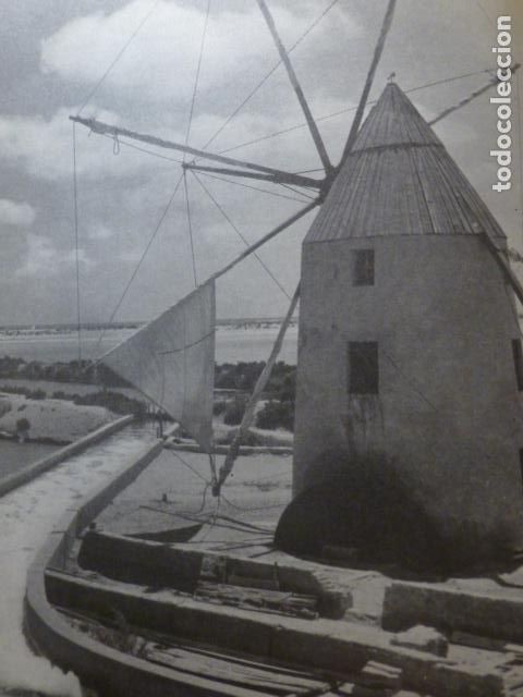 Sammelleidenschaft Papier: LA MANGA DEL MAR MENOR MURCIA MOLINO ANTIGUA LAMINA HUECOGRABADO