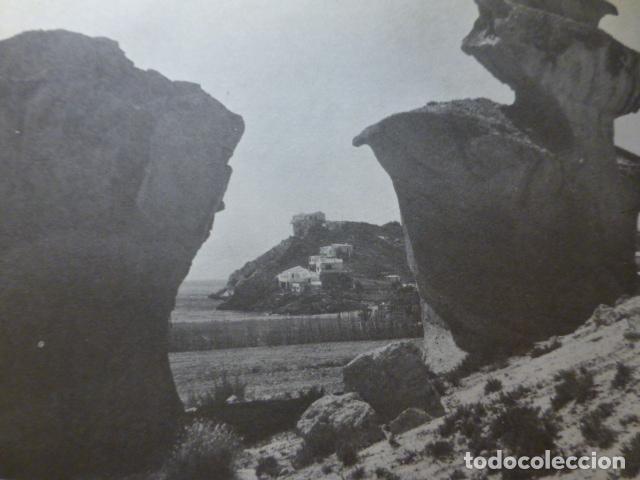 Colecionismo: PUERTO DE MAZARRON BOLNUEVO MURCIA ANTIGUA LAMINA HUECOGRABADO