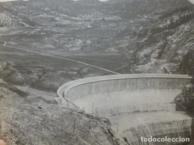 Collectionnisme: PANTANO DE VALDEINFIERNO MURCIA ANTIGUA LAMINA HUECOGRABADO