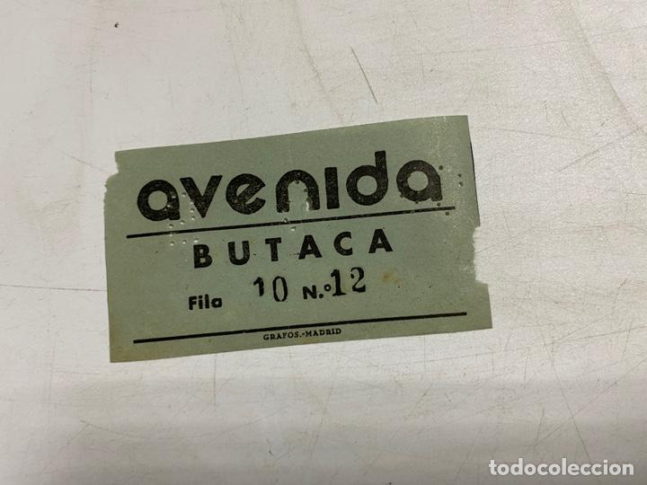 Coleccionismo: ENTRADA DEL TEATRO AVENIDA. MADRID. VER FOTO