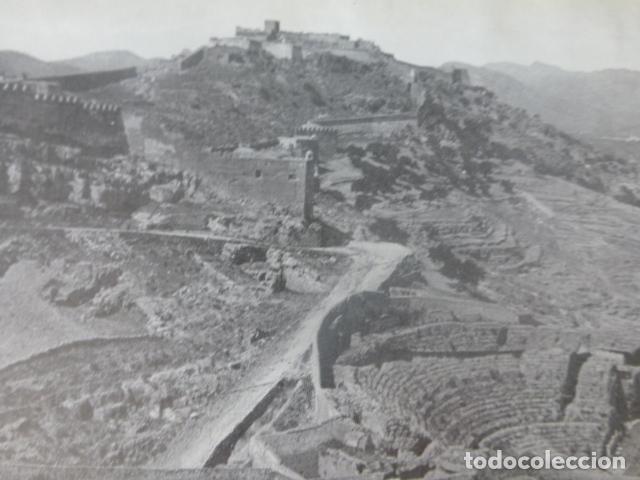 Coleccionismo: SAGUNTO VALENCIA CASTILLO ANTIGUA LAMINA HUECOGRABADO A&Ntilde;OS 40