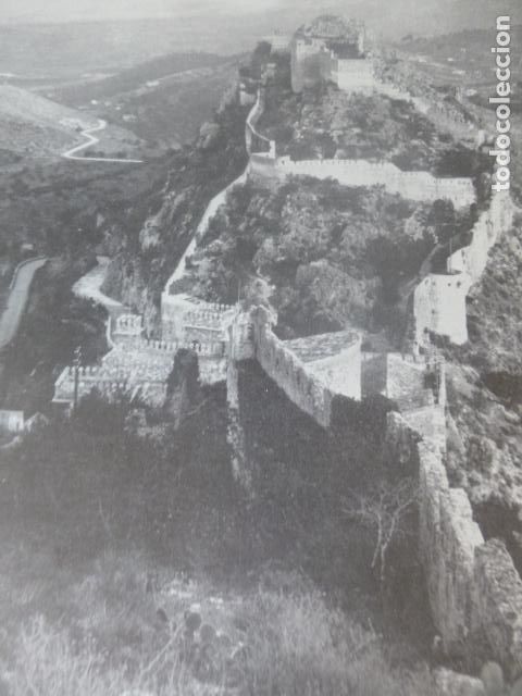 Coleccionismo: JATIVA VALENCIA CASTILLO ANTIGUA LAMINA HUECOGRABADO A&Ntilde;OS 40