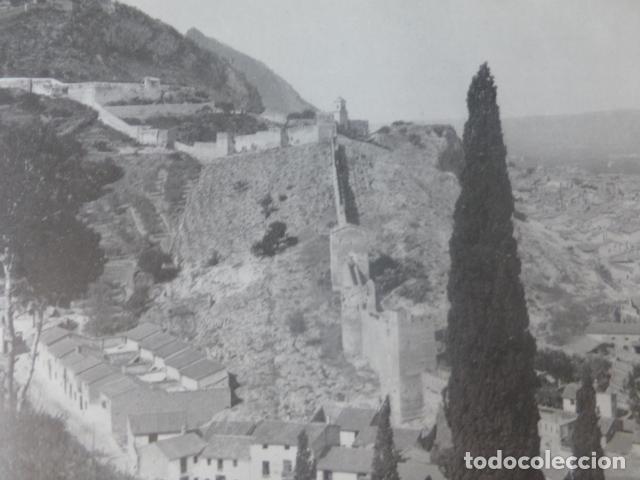 Collectionnisme: JATIVA VALENCIA CASTILLO ANTIGUA LAMINA HUECOGRABADO A&Ntilde;OS 40