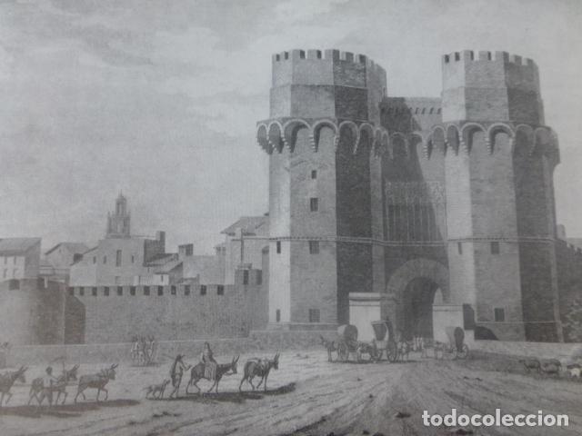 Coleccionismo: VALENCIA ANTIGUA LAMINA HUECOGRABADO A&Ntilde;OS 40