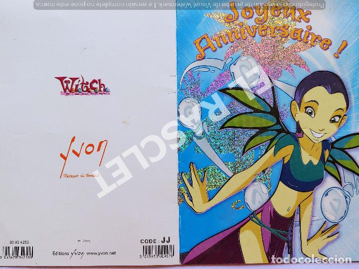 Coleccionismo: POSTAL DE CUMPLEA&Ntilde;OS - WITCH - EN FRANCES - ESCRITA - A&Ntilde;O 2007 - - Foto 2