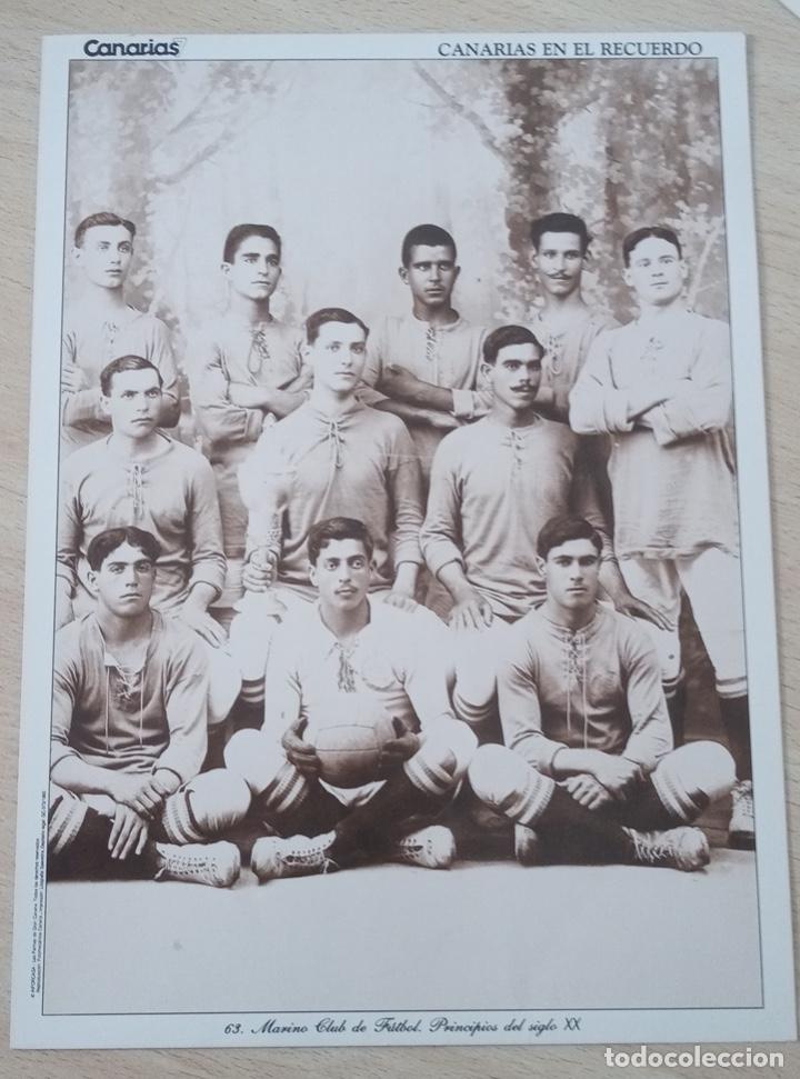 Coleccionismo: L&aacute;mina N&ordm;63 Marino Club de F&uacute;tbol Principios del siglo XX