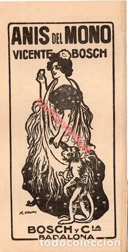 Coleccionismo: ANTIGUA PUBLICIDAD ANIS DEL MONO, 98X185MM