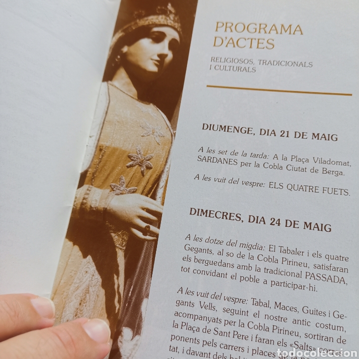Coleccionismo: Programa de las Fiestas de Corpus de 1989. La Patum de Berga - Foto 6