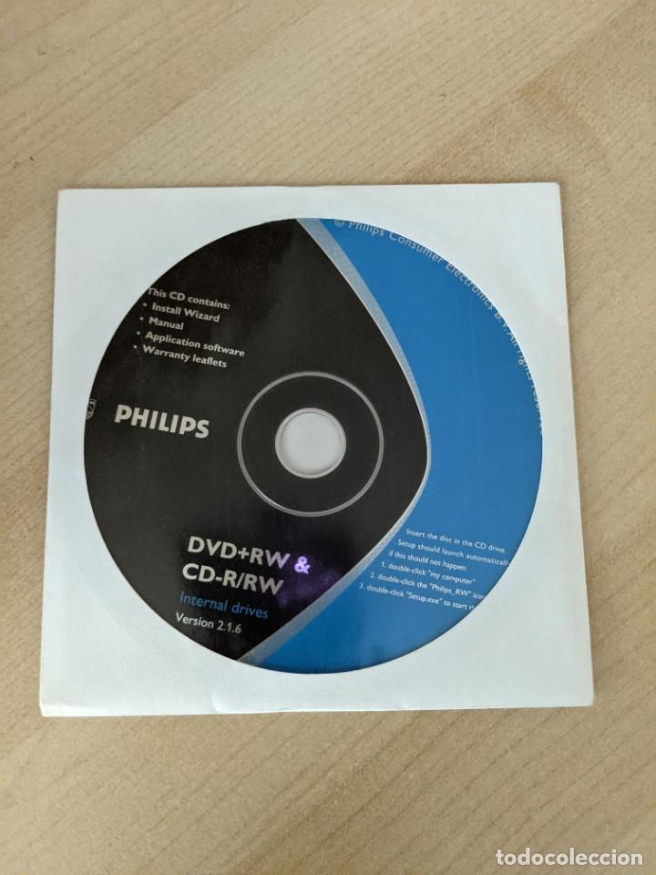 Colecionismo: CD &rdquo;PHILIPS: DVD + RW, CD-R/RW, INTERNAL DRIVES&rdquo;